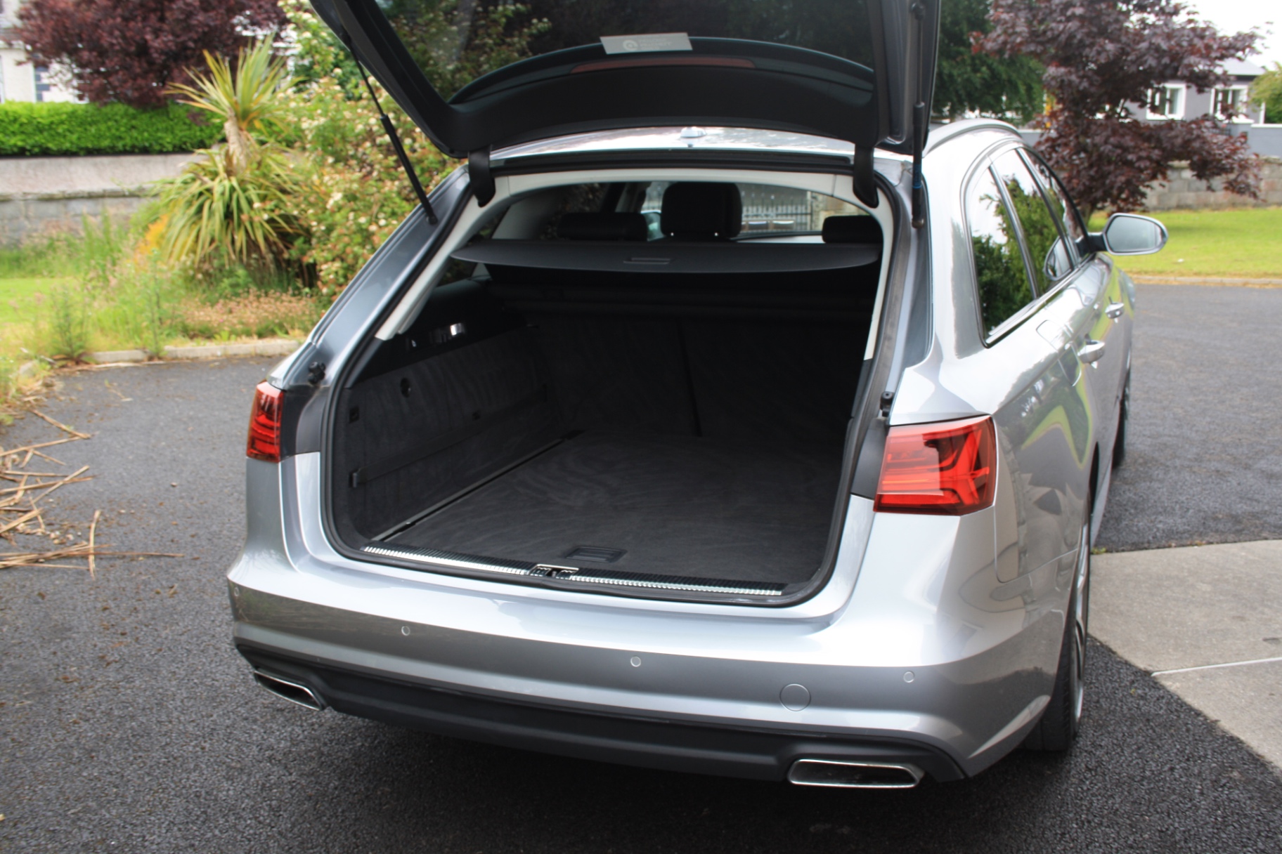 Audi A6 Avant boot interior detailed