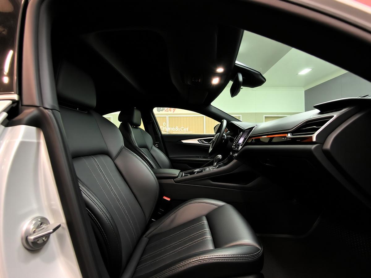 Detailed car interior